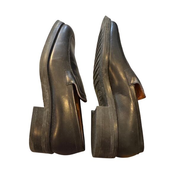 Mens Black Leather Gucci Loafers Size IT 41 Unisex Women - Picture 4 of 7